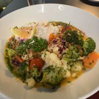 Thai curry with rice  at Scala  in Davos