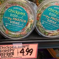 Chickpea, kale and red rice salad 🥗🌱 at Trader Joe's in Chandler