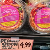Peanut Udon Noodle Salad 🥜🍜🌱 at Trader Joe's in Chandler