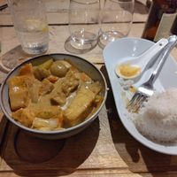 The massaman curry with tofu at The Lethbridge Arms in Taunton