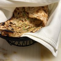 Garlic naan  at GALA in Abu Dhabi