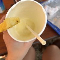 Pineapple fresh juice!   at Totally Taco in Roatan