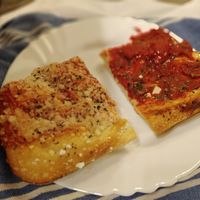 Margarita y marinara at ITACA - Cocina Botanica in Granada