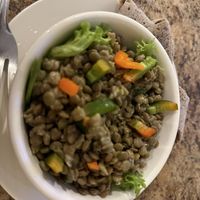 Lentil saladd  at Alem Ethiopian Village in Milwaukee