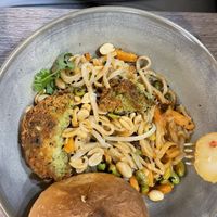 noodle wok with falafel  at Kulmakonditoria in Vantaa