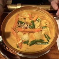 Yellow curry (pineapple)  at Suwun Thai Home Cooking in Albany