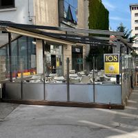Outside seating at 108 in Ljubljana