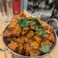 Spicy potatoes at Paramount Fine Foods  in Toronto