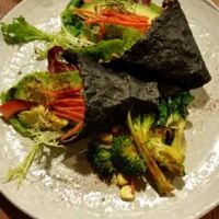 Avocado Walnut Nori Wrap at GreenWoods Raw Cafe in Kowloon