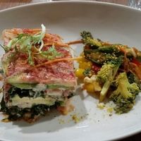 Delicious Vegan Lasagna at GreenWoods Raw Cafe in Kowloon