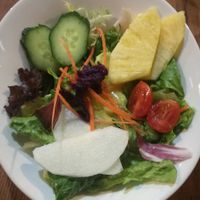 salad from set menu at GreenWoods Raw Cafe in Kowloon