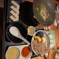 Tofu hot pot (4th course in vegan omakase)  at Sensei by Nobu  in Lanai