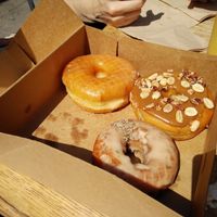 donuts in a box at Donut Friend - Highland Park in Los Angeles