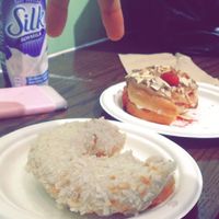My coconut conformity. My friends stuffed donut xoxo at Donut Friend - Highland Park in Los Angeles