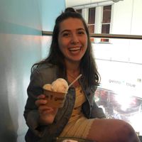 Happiness is icecream at Gelato Blue in Newtown