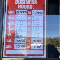 Fall 2024 hours  at Thai Story in Chagrin Falls