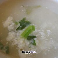 This soup tasted better than it looked!  at Comedor Familiar Vegetariano in Mexico City