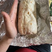 Huge burrito   at Super Cucas - Cliff Dr in Santa Barbara
