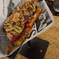 Hot Dog crunchy at Restaurante Gastronómico Somiar in Valderrobres