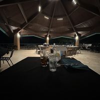 Beautiful open air location right on the ocean.    at Far East Steakhouse in St Croix