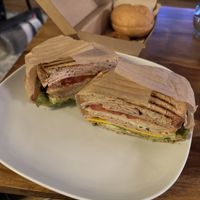Club sandwich   at Die Vegane Fleischerei in Berlin