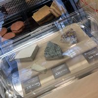 Keese, I recommend the Trüffel and Blauschimmel.  at Die Vegane Fleischerei in Berlin