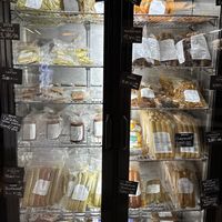 Fish and sausage section  at Die Vegane Fleischerei in Berlin