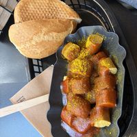 Vegan Currywursy  at Die Vegane Fleischerei in Berlin