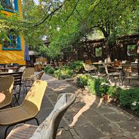 The terrace at Crazy Diamond in Sofia