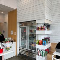 Drink case and snacks for sale  at Salud in Portsmouth