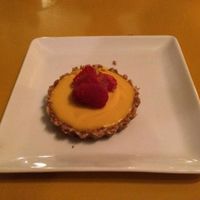 Lemon tart  at Bhava in New Orleans