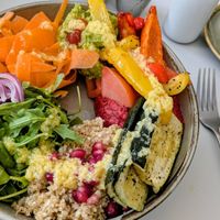 Buddha bowl at Phoebe's in Skipton