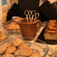 Dessert selection when I visited   at Mimosa in Poitiers