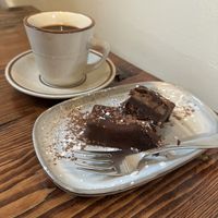 The Nutty Date and French Press Coffee  at RÉUNION in Morriston