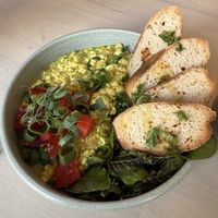 Tofu scrambled 🌱  at Veganes Gold - The Foodie Place in Stuttgart