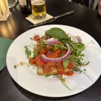 Bruschetta   at Piazza Siciliana da Sebastiano in Sankt Augustin
