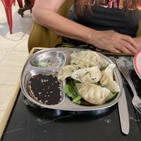 Vegan gyozas  at Pan y Circo in Sevilla