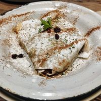 Pastela marroquí. This was delicious at Pan y Circo in Sevilla