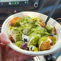 Bowl with falafel at Hummus Republic  in Avon