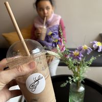 Iced mocha and iced cacao drinks  at Bakerina  in Oslo