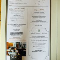 Menü  at Brennhaus Behl in Blankenbach