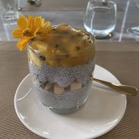 Mango chia pudding  at Plearn in Phuket