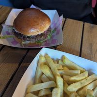 Wild garlic salt fries 10/10 at Shroom Kitchen in Portsmouth