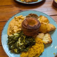 Amazing vegan roast at Shroom Kitchen in Portsmouth