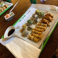 Vegan sushi menu at Sushi Moonlight in Funchal