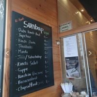 Menu at Sunbap - Pop Up in Frankfurt