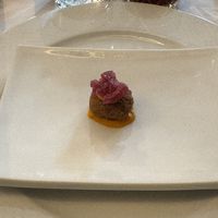 A small entre provided by the restaurant   at Da Gio in Reggio Calabria