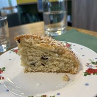 Coconut and chocolate chips cake  at Le Franche in Caleppio