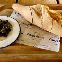 Bread and tapenade  at Village Bistro - The First Collection in Dubai