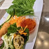 Veggie spring rolls as I prepped them at HNL - Stinger Rays - T1 in Honolulu
